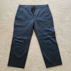 ZARA Faux Leather pants size Large with POCKETS!